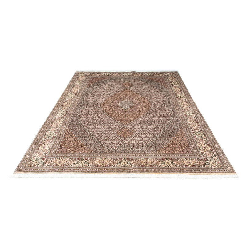 Alfombra persa - Tabriz - 242 x 168 cm - marrón claro