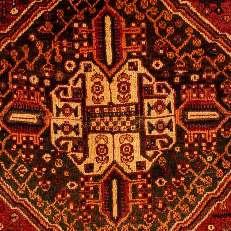 Alfombra persa - Nómada - 288 x 210 cm - rojo oscuro