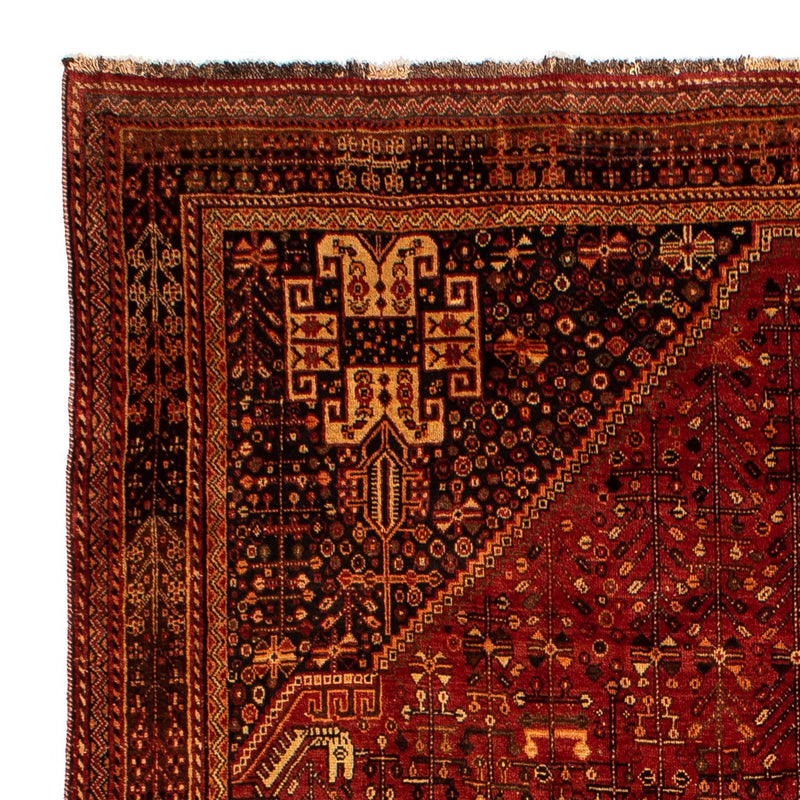 Alfombra persa - Nómada - 288 x 210 cm - rojo oscuro