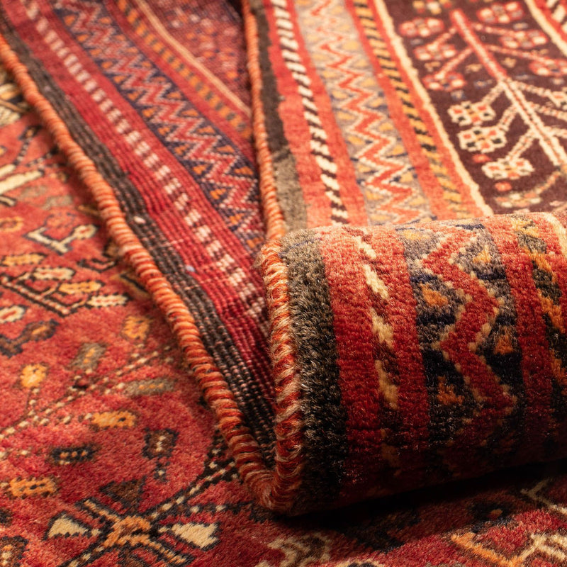 Alfombra persa - Nómada - 288 x 210 cm - rojo oscuro