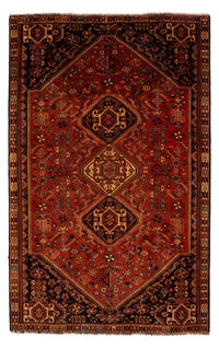 Alfombra persa - Nómada - 290 x 185 cm - rojo oscuro