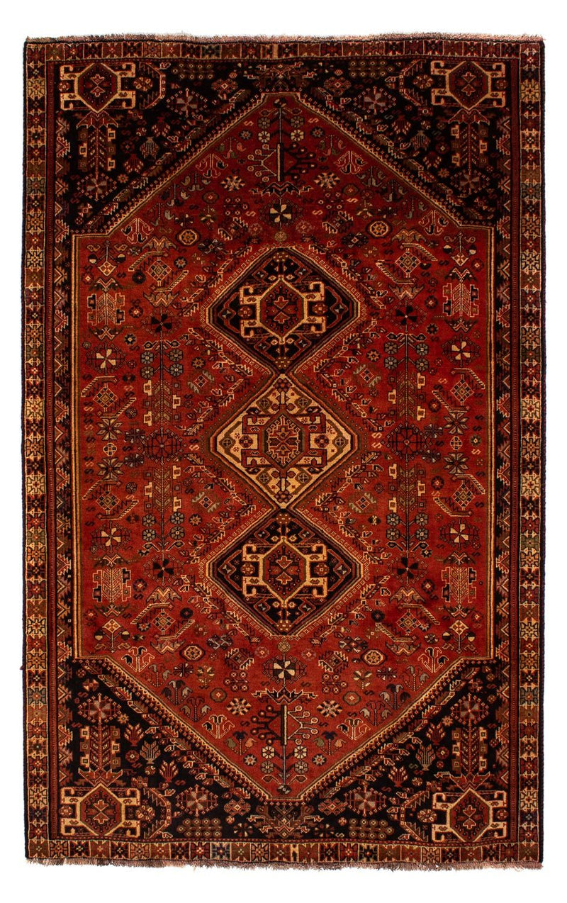 Alfombra persa - Nómada - 290 x 185 cm - rojo oscuro