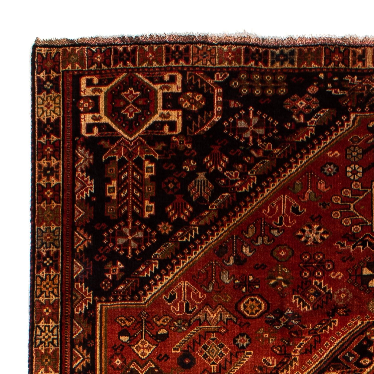 Alfombra persa - Nómada - 290 x 185 cm - rojo oscuro