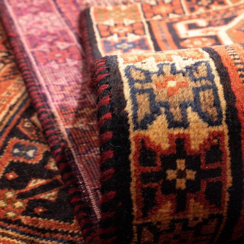 Alfombra persa - Nómada - 290 x 185 cm - rojo oscuro