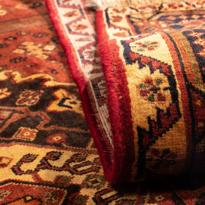 Alfombra persa - Nómada - 307 x 206 cm - rojo oscuro