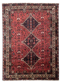 Alfombra persa - Nómada - 303 x 206 cm - rojo oscuro