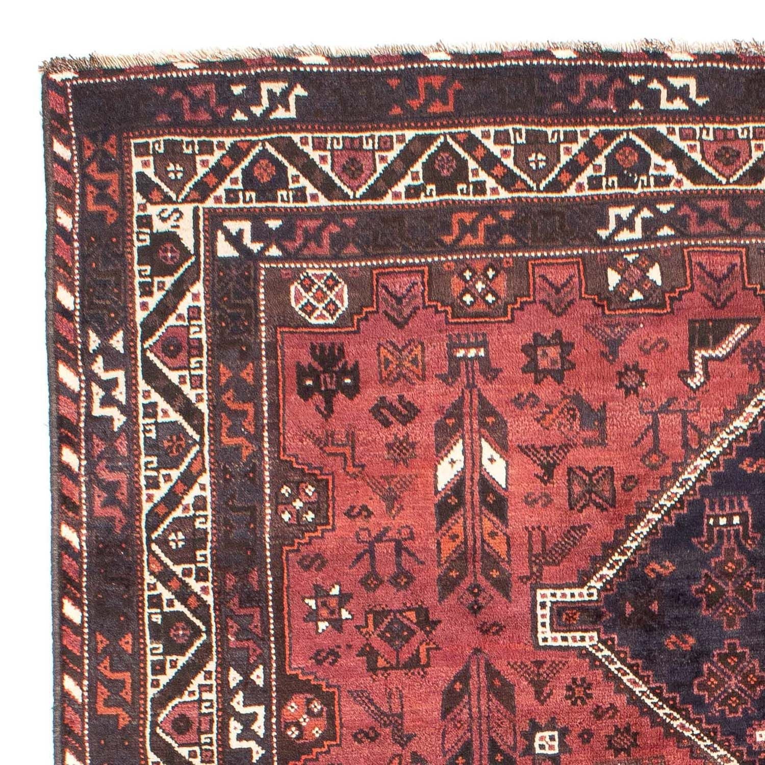 Alfombra persa - Nómada - 303 x 206 cm - rojo oscuro