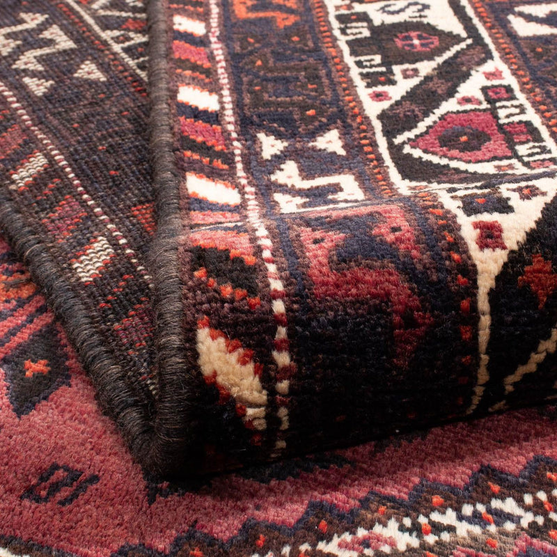 Alfombra persa - Nómada - 303 x 206 cm - rojo oscuro