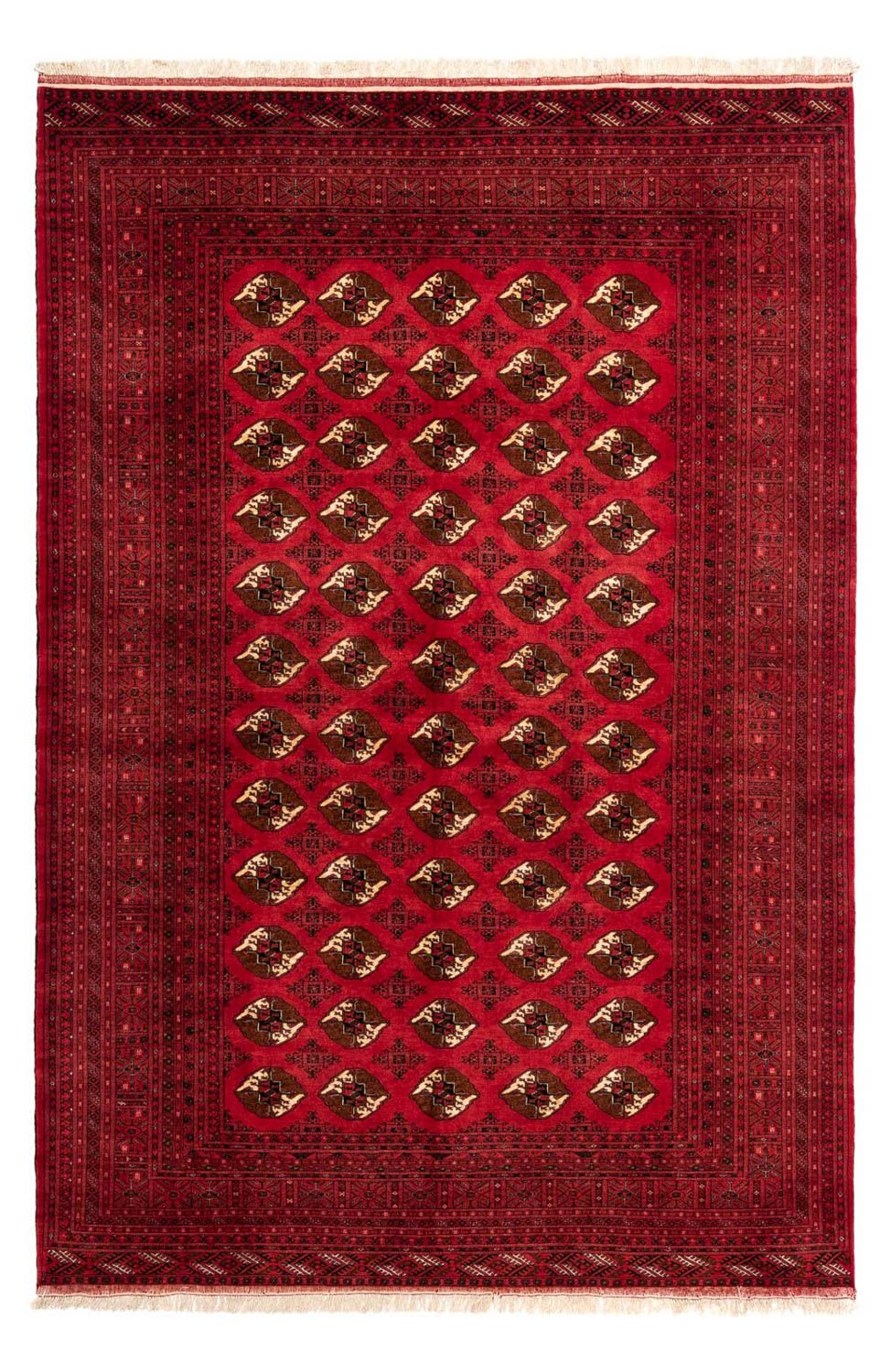 Alfombra persa - Nómada - 290 x 203 cm - rojo oscuro