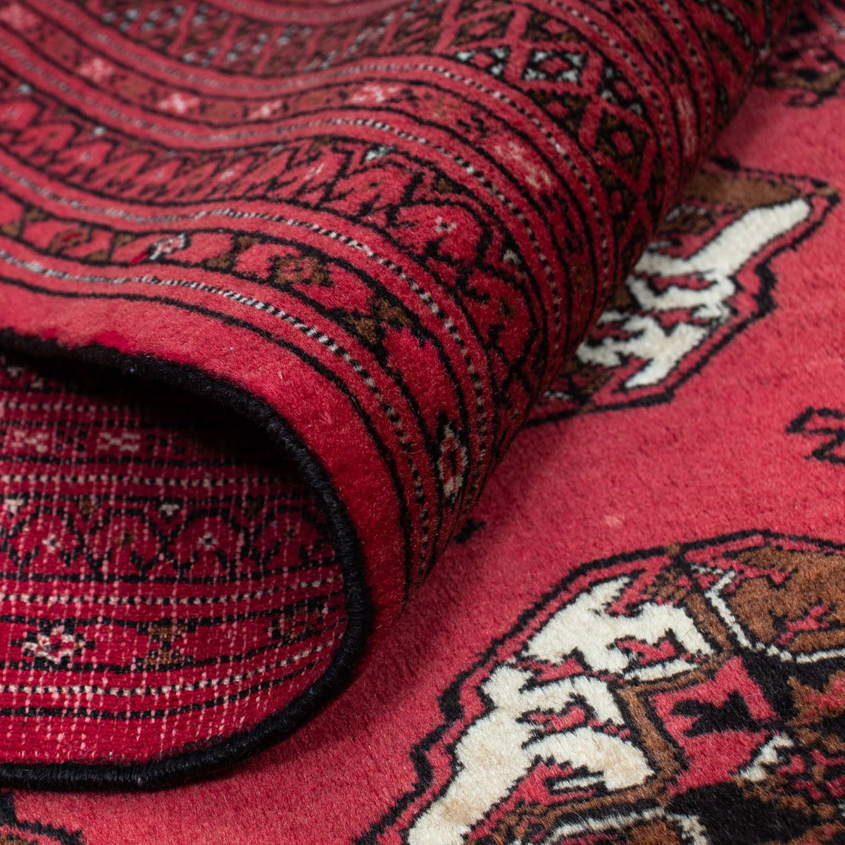 Alfombra persa - Nómada - 290 x 203 cm - rojo oscuro