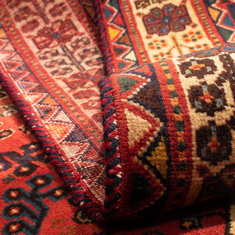 Alfombra persa - Nómada - 302 x 208 cm - rojo oscuro