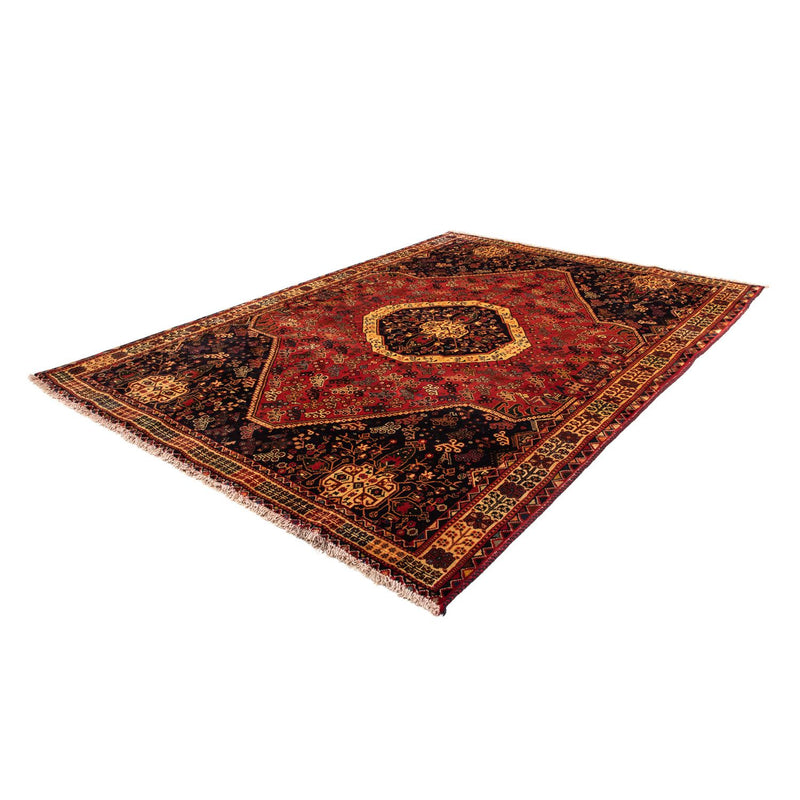 Alfombra persa - Nómada - 302 x 208 cm - rojo oscuro