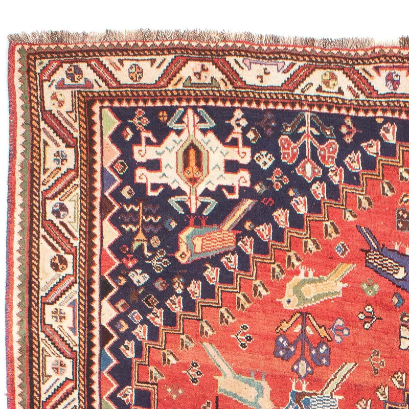Alfombra persa - Nómada - 257 x 205 cm - rojo