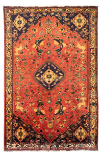 Alfombra persa - Nómada - 320 x 212 cm - rojo