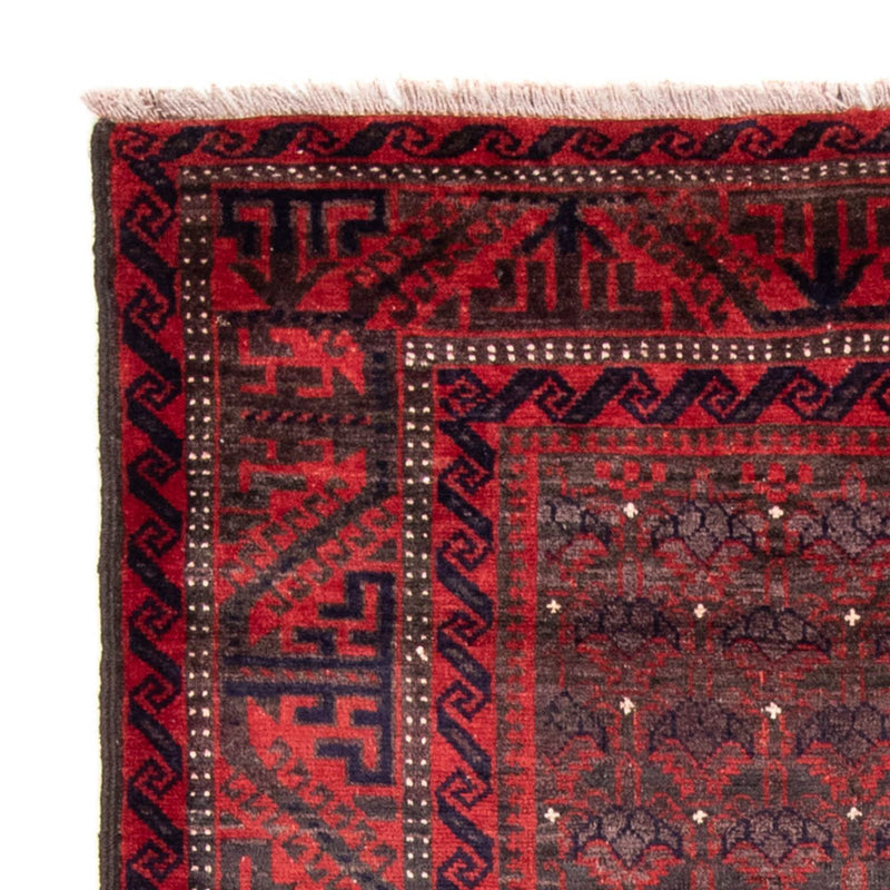 Alfombra de pasillo Alfombra persa - Nómada - 240 x 113 cm - rojo
