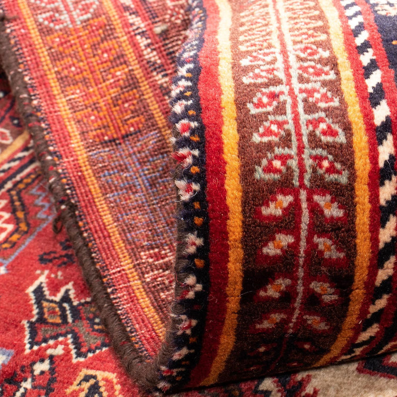 Alfombra de pasillo Alfombra persa - Nómada - 266 x 97 cm - rojo