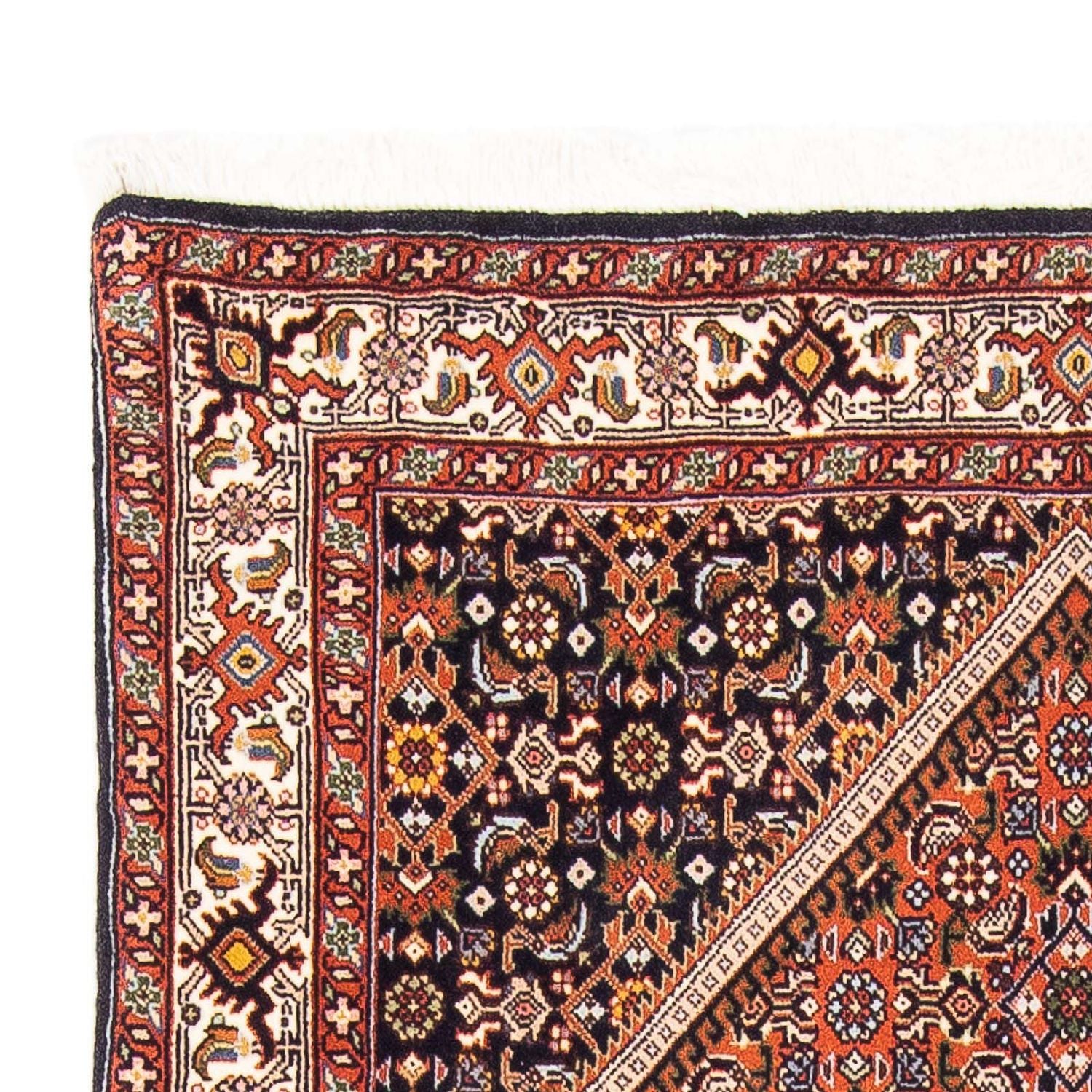 Alfombra persa - Bidjar - 169 x 105 cm - salmón