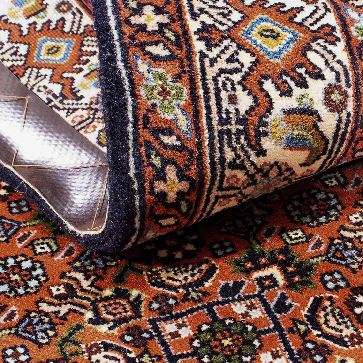 Alfombra persa - Bidjar - 169 x 105 cm - salmón