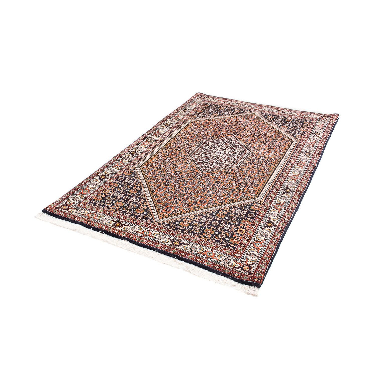 Alfombra persa - Bidjar - 169 x 105 cm - salmón