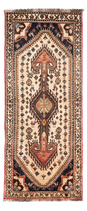 Alfombra de pasillo Alfombra persa - Nómada - 175 x 73 cm - beige