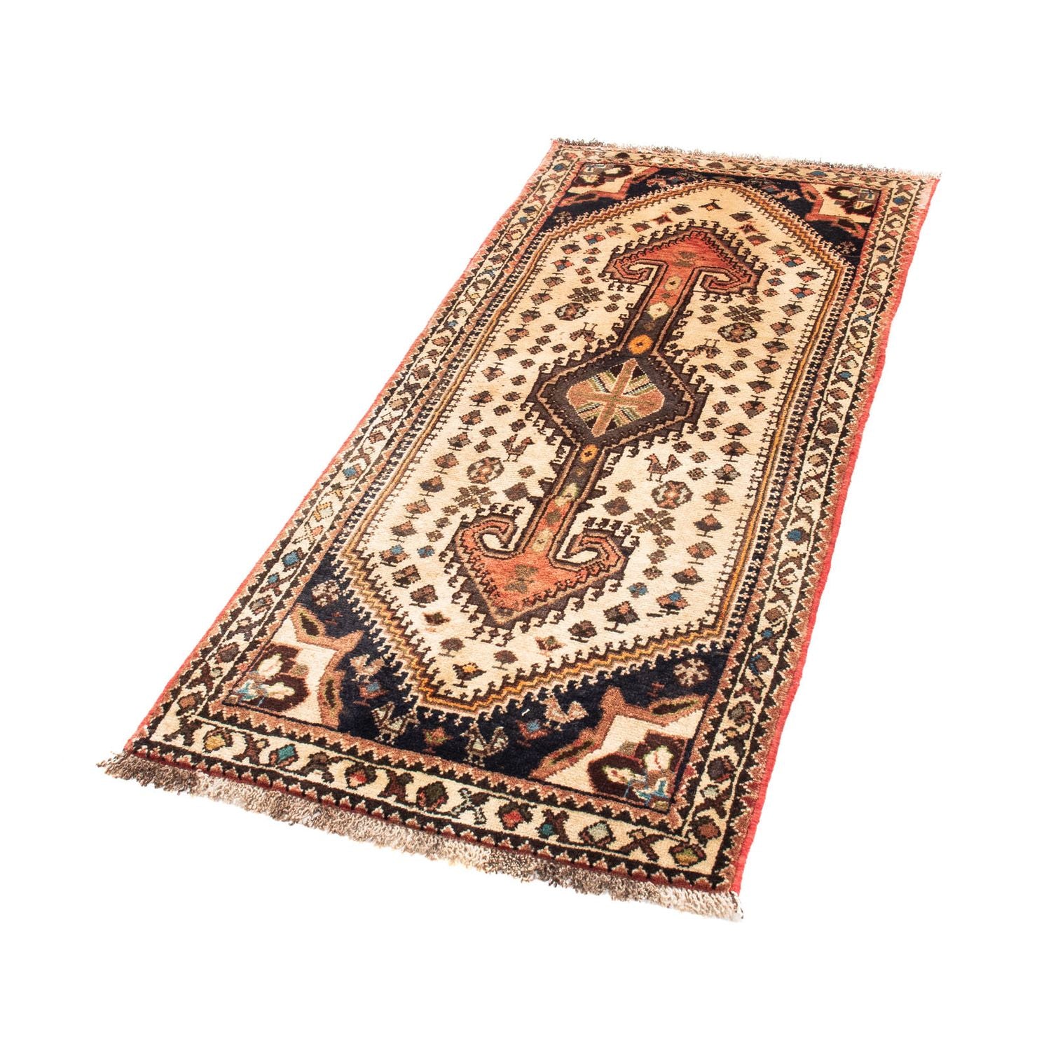 Alfombra de pasillo Alfombra persa - Nómada - 175 x 73 cm - beige