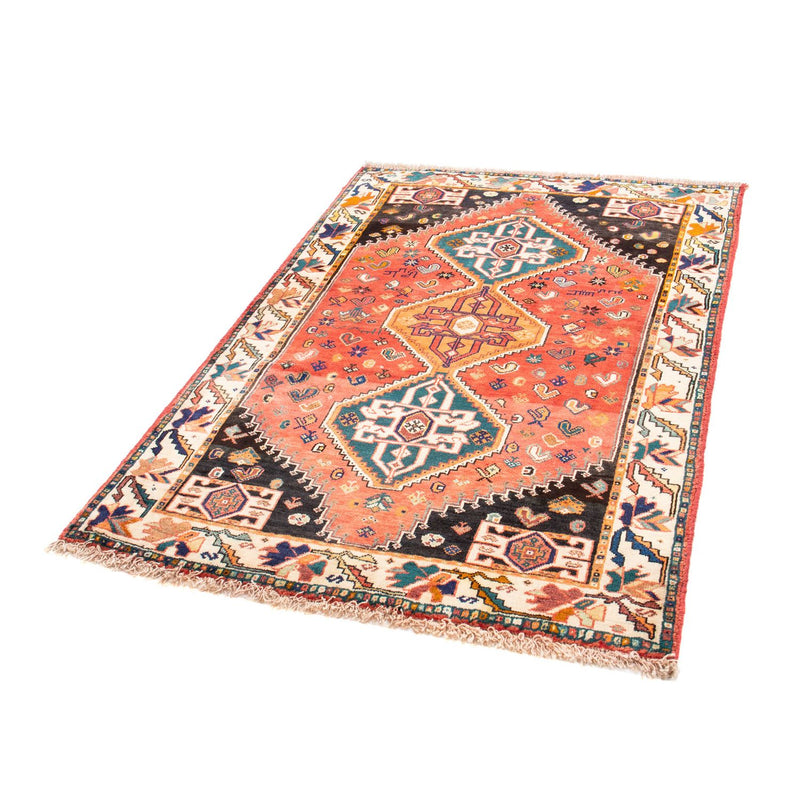 Alfombra persa - Nómada - 151 x 108 cm - rojo claro