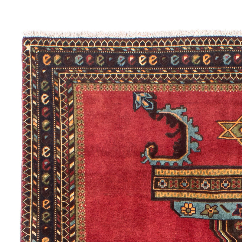 Alfombra persa - Nómada - 192 x 134 cm - rojo oscuro