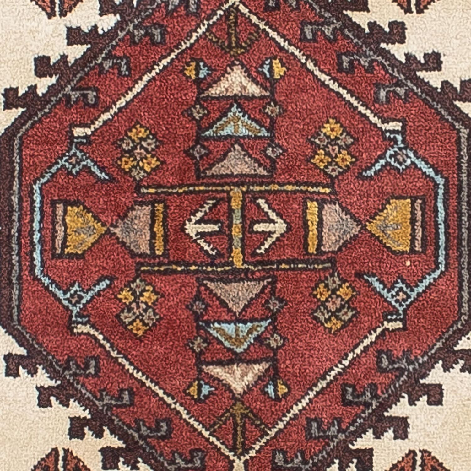 Alfombra de pasillo Alfombra persa - Nómada - 287 x 67 cm - beige