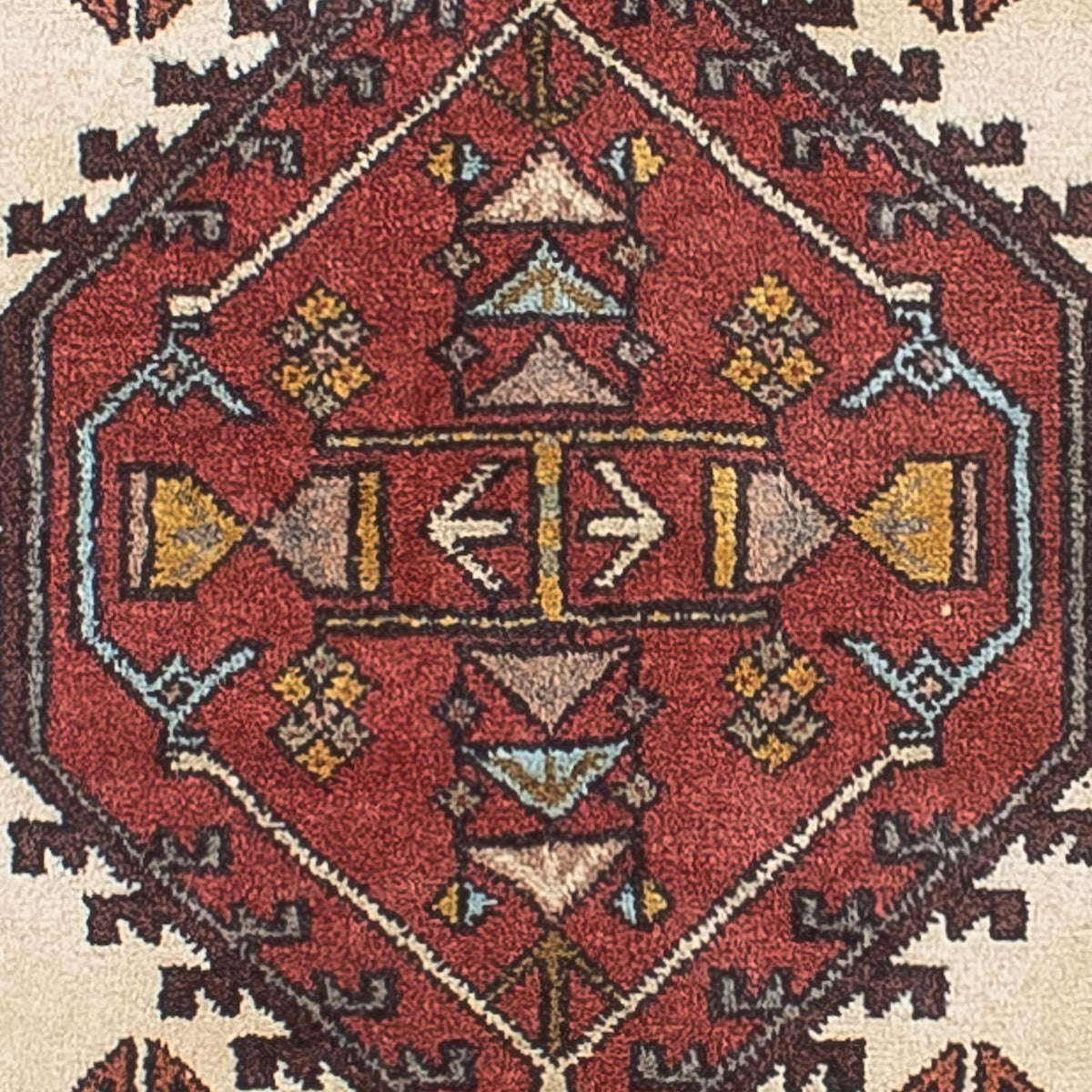 Alfombra de pasillo Alfombra persa - Nómada - 287 x 67 cm - beige