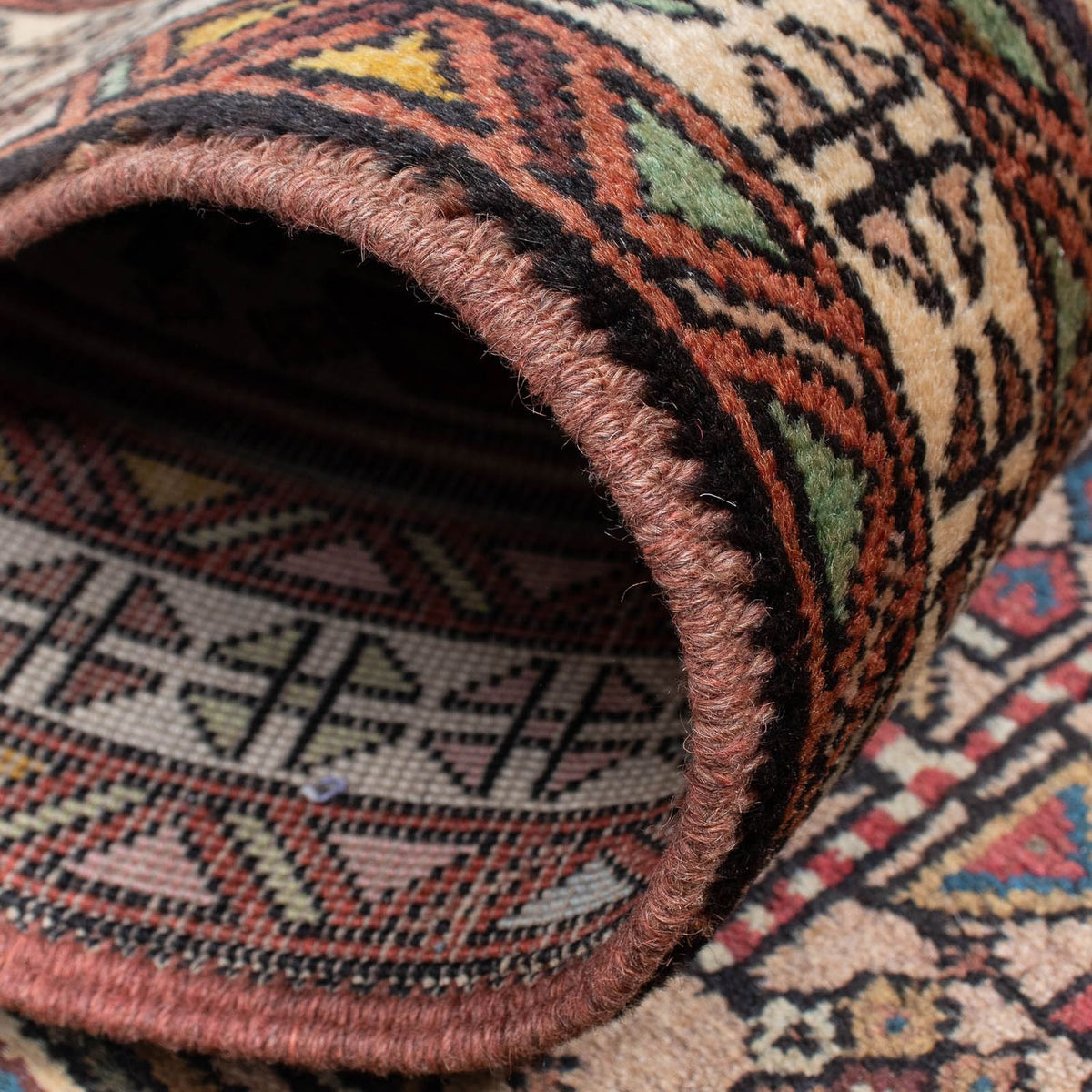 Alfombra de pasillo Alfombra persa - Nómada - 291 x 67 cm - marrón