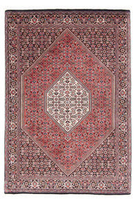 Alfombra persa - Bidjar - 168 x 107 cm - rojo