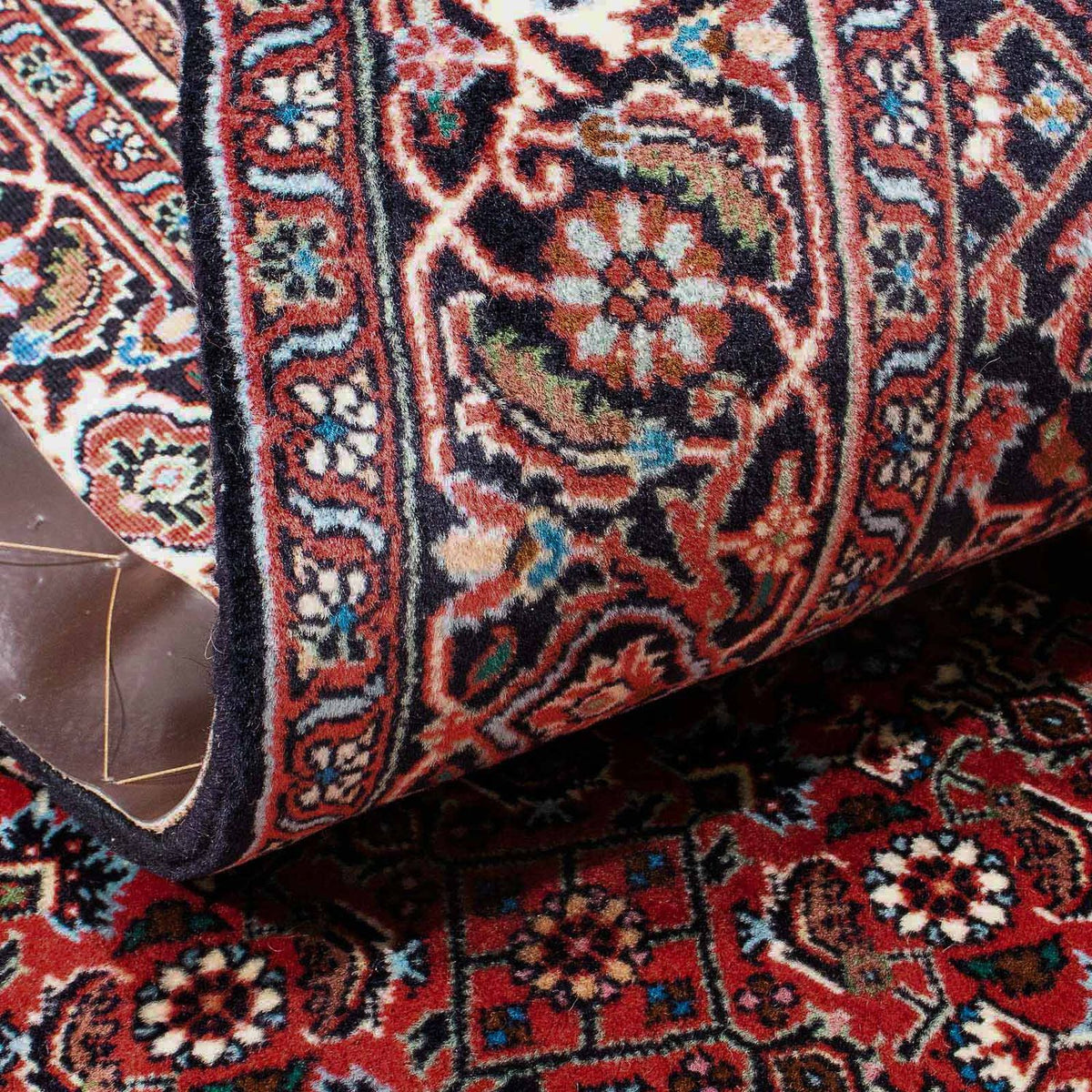 Alfombra persa - Bidjar - 168 x 107 cm - rojo