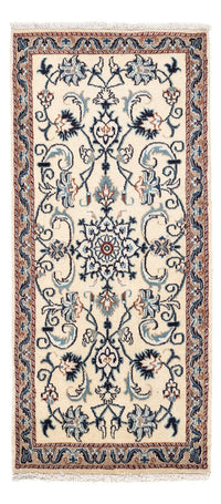 Alfombra persa - Nain - 138 x 66 cm - beige