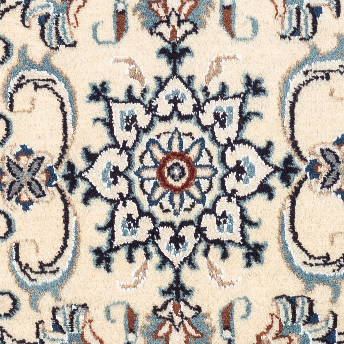 Alfombra persa - Nain - 138 x 66 cm - beige