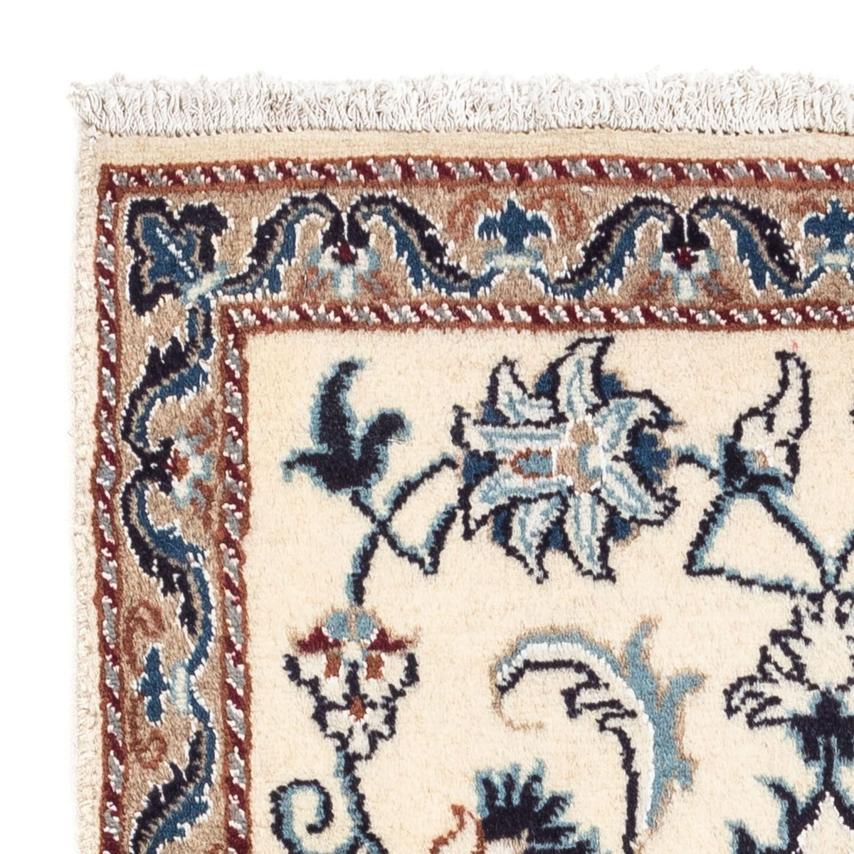 Alfombra persa - Nain - 138 x 66 cm - beige