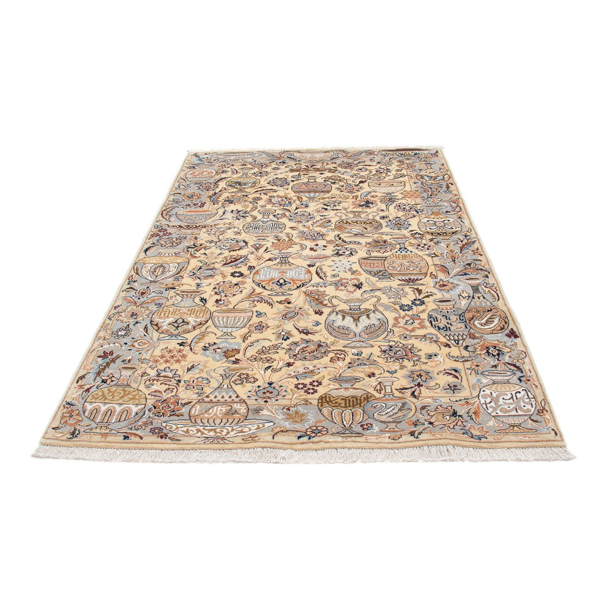 Alfombra persa - Clásica - 202 x 128 cm - beige