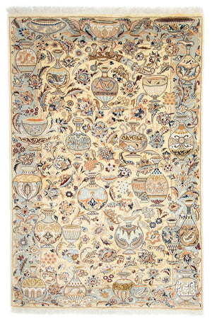 Alfombra persa - Clásica - 202 x 128 cm - beige