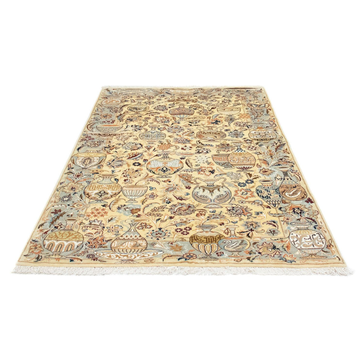 Alfombra persa - Clásica - 202 x 128 cm - beige