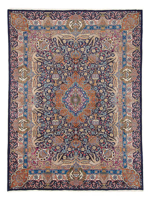 Alfombra persa - Clásica - 394 x 298 cm - azul oscuro