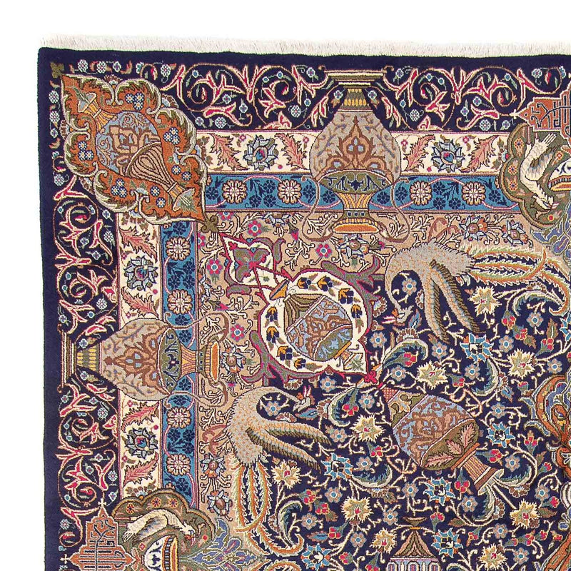 Alfombra persa - Clásica - 394 x 298 cm - azul oscuro