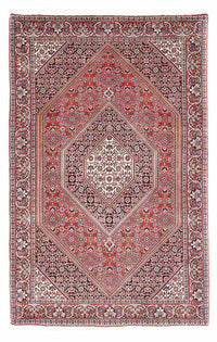 Alfombra persa - Bidjar - 176 x 110 cm - rojo