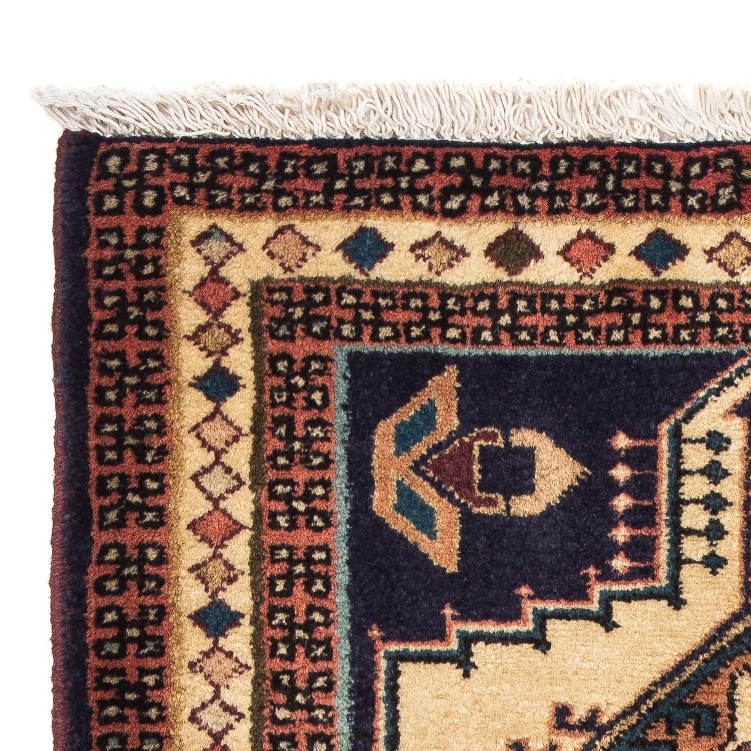 Alfombra persa - Nómada - 95 x 65 cm - marrón claro