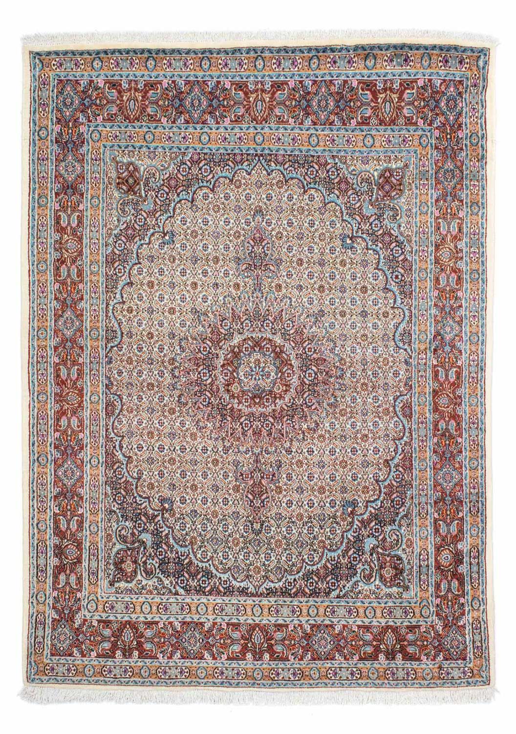 Alfombra persa - Clásica - 201 x 146 cm - beige