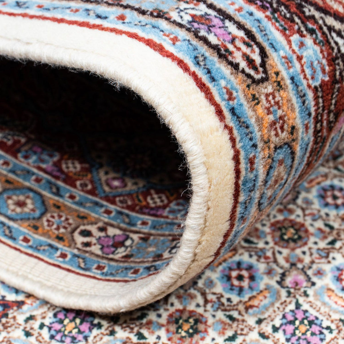 Alfombra persa - Clásica - 201 x 146 cm - beige