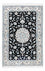 Alfombra Persa - Nain - Real - 150 x 100 cm - azul oscuro