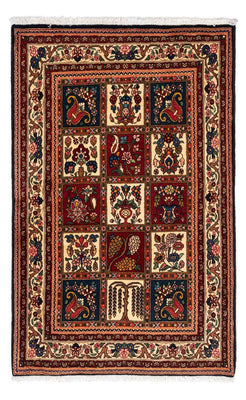 Alfombra persa - Nómada - 150 x 103 cm - azul oscuro