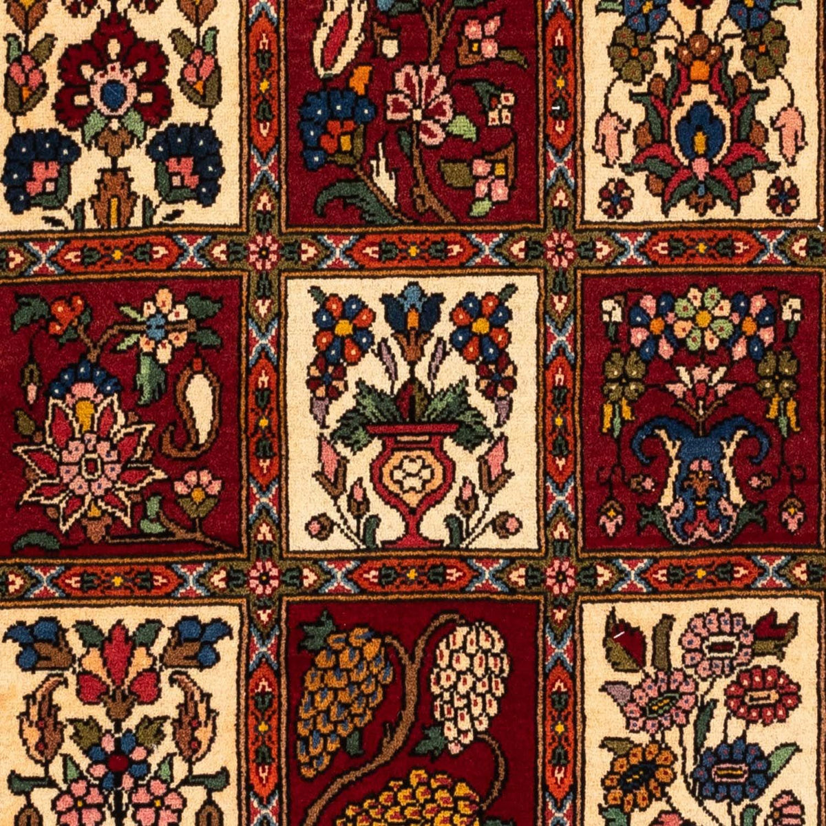 Alfombra persa - Nómada - 150 x 103 cm - azul oscuro