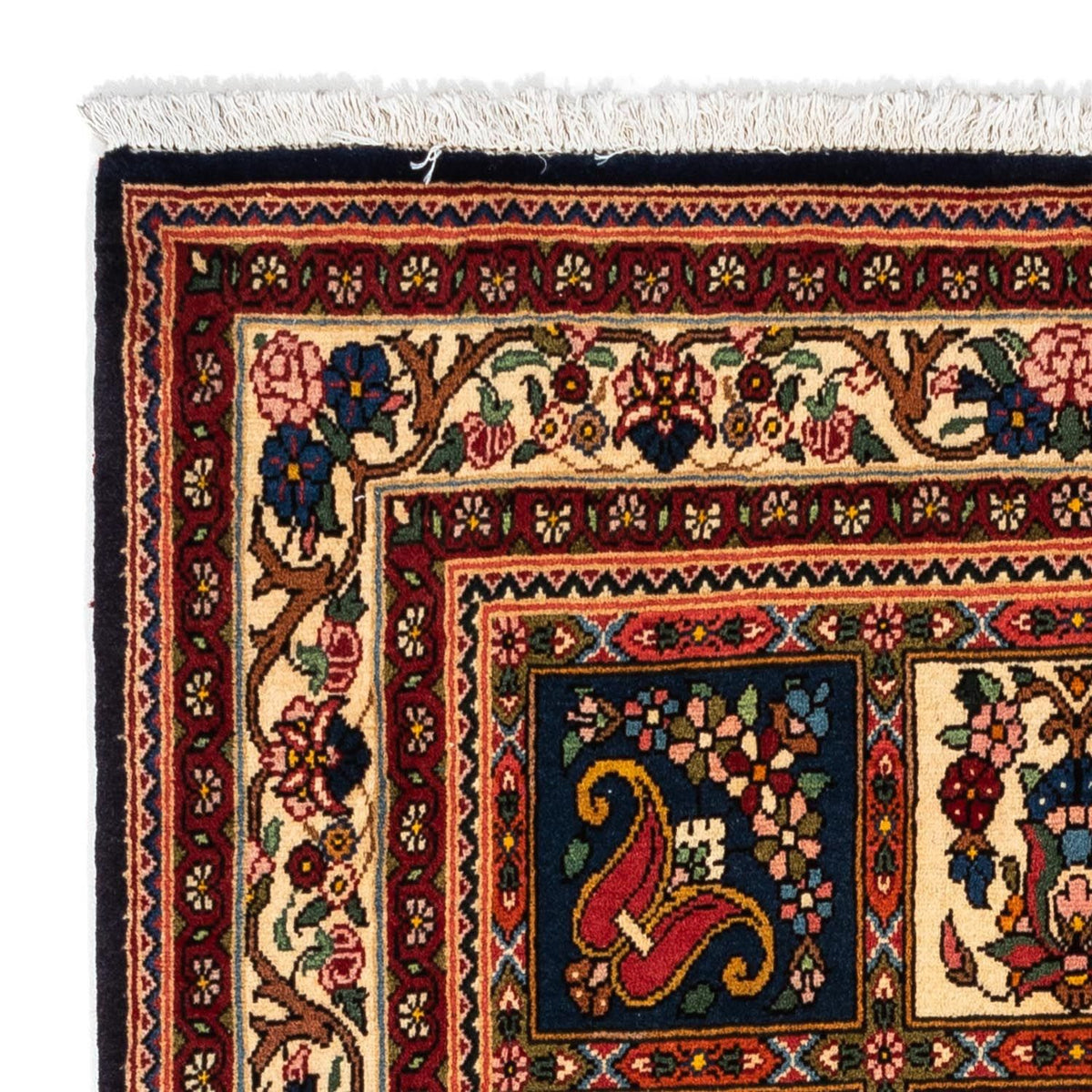 Alfombra persa - Nómada - 150 x 103 cm - azul oscuro