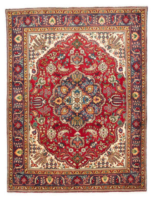 Alfombra Persa - Tabriz - Real - 200 x 150 cm - rojo