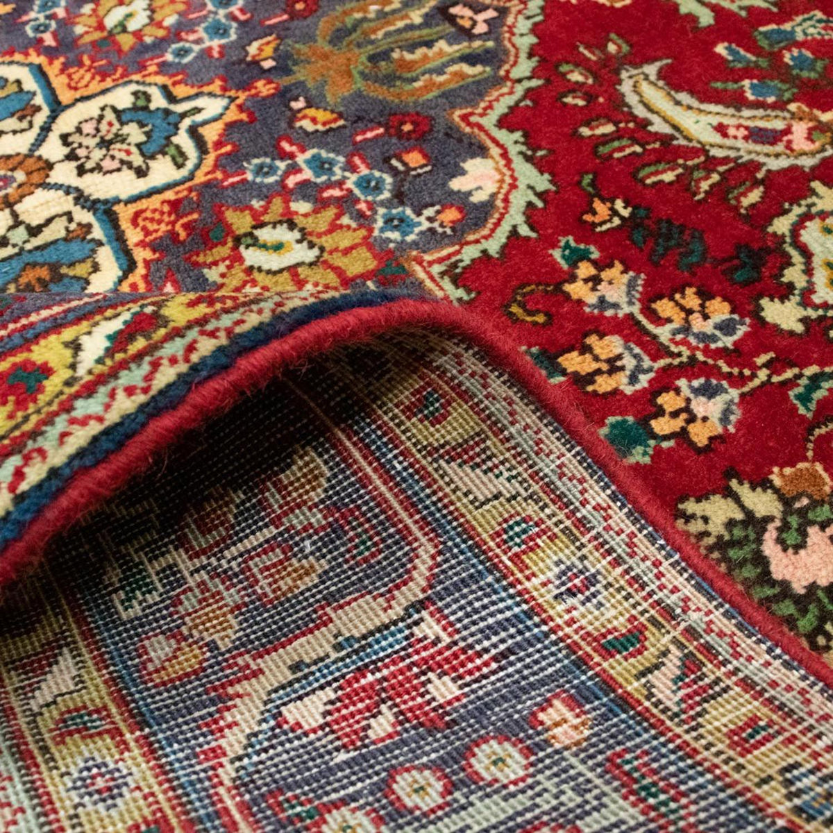 Alfombra Persa - Tabriz - Real - 200 x 150 cm - rojo